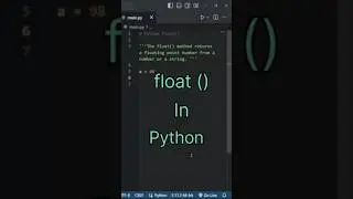 float conversion in python #python #coding #programming