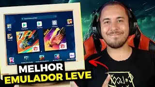O MELHOR Emulador LEVE de ANDROID pra PC FRACO  ( Veja Como Usar )