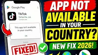 How to fix app not available in your region/country