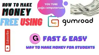 How to sell any product on GUMROAD || #gumroad #tutorial #gujjucomputervalo