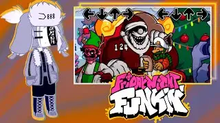 FNF react to Friday Night Funkin' VS Mario's Monday Night Massacre | Merry Massacre  (MX Christmas)