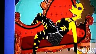 The Simpson's Rev Tim and Helen Lovejoy as Goths!