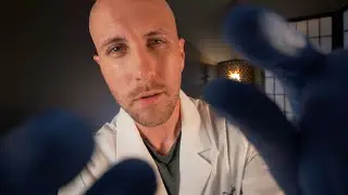 Relaxing ASMR Chiropractor Exam & Face Massage  | REAL *CRACKS* Face & Neck Adjustment
