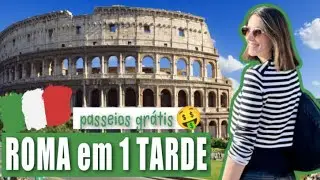 Uma TARDE em ROMA | Como conhecer SEM GASTAR