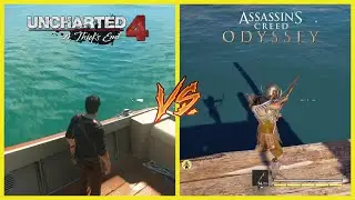 Uncharted 4 vs Assassin's Creed Odyssey - Graphics & Details SBS Comparison