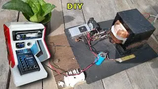 How to make a homemade 12 V power supply for your car stereo #diy