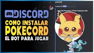 👀 BOT DE POKÉMON EN DISCORD | Pokecord para jugar Pokémon en DISCORD! 2021