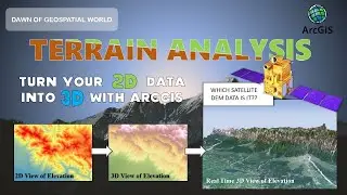 Create 3D Elevation from 2D data | 3D Terrain in ArcMap | Terrain Analysis in ArcMap