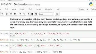 Python Dictionary: Keys and Values,update,remove,delete etc Functions : English