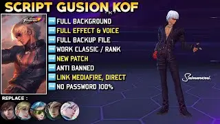 SCRIPT SKIN GUSION KOF NO PASSWORD | FULL EFFECT & VOICE - NEW PATCH!