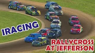 Rallycross racing at Jefferson reverse, Ford Fiesta WRC (Oculus Rift CV1)