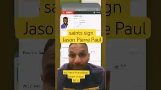 The Saints sign Jason don’t Pierre Paul, to the practice squad  #NewOrleansSaints #JasonPierrePaul ￼