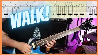 Pantera - Walk - Guitar Solo - Dimebag Darrell (Standard Tuning with Guitar Tabs)