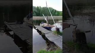 Парусная яхточка "Аргоша" вновь на воде.