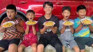 ATD Team | Trọng Trổ Tài Đầu Bếp Làm Xào Mỳ - Team MukBang Quá Ngon