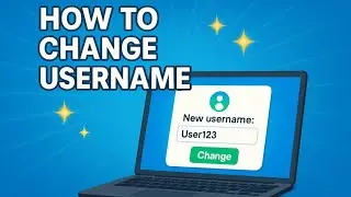 How to change username in laptop in 2025