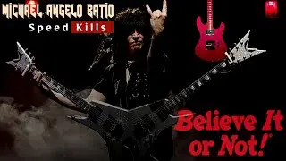 Impossible Guitar Solo :  M. Angelo Amazing Demo - Speed kills  @MichaelAngeloBatioOfficial
