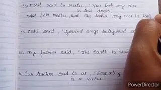 Preethi's English Grammar Lessons | Direct to Indirect speech | 100 Examples| Preethi DSouza