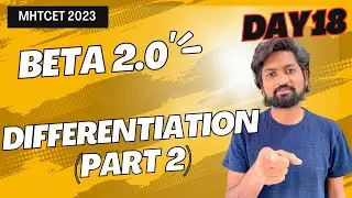 Differentiation Part 2 | MHTCET 2023 | GanitAnk Beta 2.0 