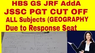 JSSC PGT GEOGRAPHY (all subjects) Final cut off Questions