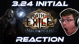 3.24 Path Of Exile Necropolis - INITIAL REACTION - BEGINNERS TREATED WELL???