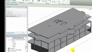 Revit Structure - Modeling Concrete Columns, Beams, and Floor Slabs