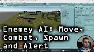 Unity Tutorial: Enemy AI (Combat, Movement, Spawn, Alert) - Simple RTS [Creating Games! ~ A-9]