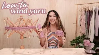 How to Use a Yarn Winder & Swift - Center Pull Cake