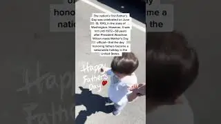 When Did Father’s Day Originally Start? 👨‍👧#shorts