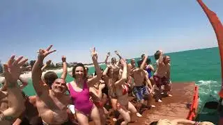 Floating Dance Party on Fremantle Pontoon