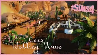 Oasis Wedding Venue NO CC | The Sims 4 Spedbuild