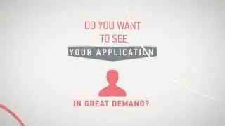 Animated video for application and services