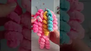 единорожка плюшевая вязаная, обзор. #единорог #crochet #handmade #вязанаяигрушка #amigurumi