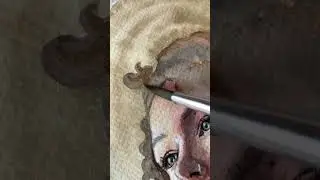#портретакварелью