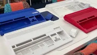 New Amiga 500 Cases - Dark Blue - Translucent & Red + matching Tank Mice (campaign reward)