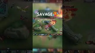 Mia 1vs5 izi savage🥵 #mlbb #mobilelegends  #savage #shorts