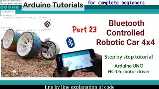 How to make Bluetooth controlled Car using Arduino & HC05 Bluetooth module | Control with your phone