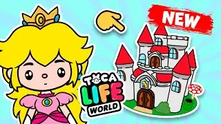 Peach Castle in Toca Boca 🏰 Building House in Toca Life World | Secrets and Hacks | House Tour