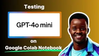 GPT-4o mini on Google Colab Notebook
