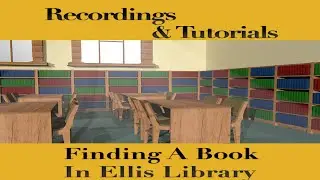 Finding a Book in Ellis Library
