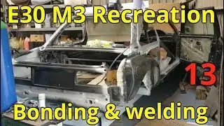 Bonding carbon tubs & battery tray and more - e30m3recreation EPP 13