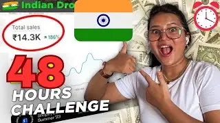 48 Hours Shopify Indian Shopify Dropshipping Challenge Straight!! Results will blow your mind 😱🤑💵
