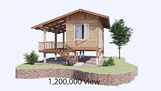 Ideas for wooden house design Use the elephant's foot post, the 27th wooden structure