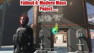 Fallout 4 Modern Settlement build: Starlight Drive-In