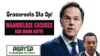 Waardeloze Excuses Mark Rutte 19 December 149 (2022)