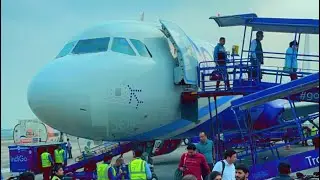 Indigo 6E 2084 Plane Landing at Kolkata Airport #kolkata #kolkataairport #indigo #plane