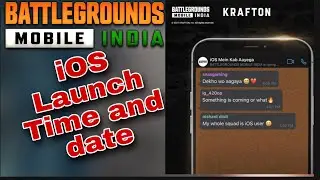 iOS BGMI Launch Time and Date revealed by OFFICIAL BATTLEGROUND MOBILE INDIA