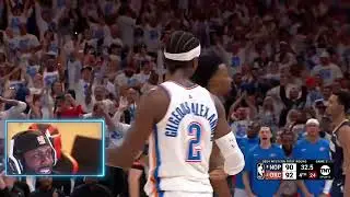 REACTION* Crazy finish in OKC! Close Game - Thunder vs Pelicans NBA 2024 Playoffs Game 1