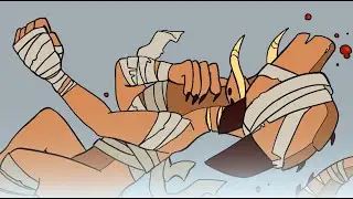Bloom animation meme (flipaclip) !mild flash and blood!