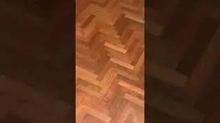 Checking out a floor I sanded 10 years ago!